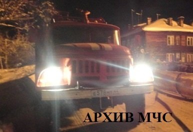 Пожар в Поназыревском районе