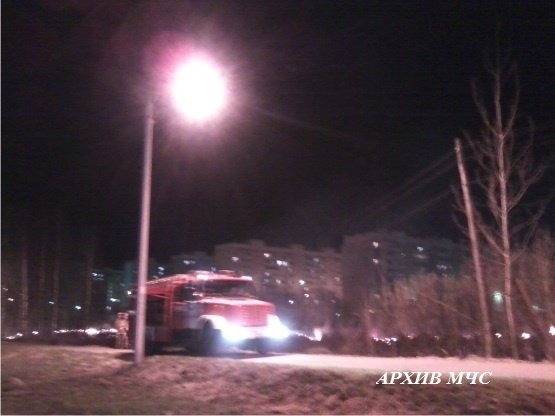 Пожар в п.Поназырево